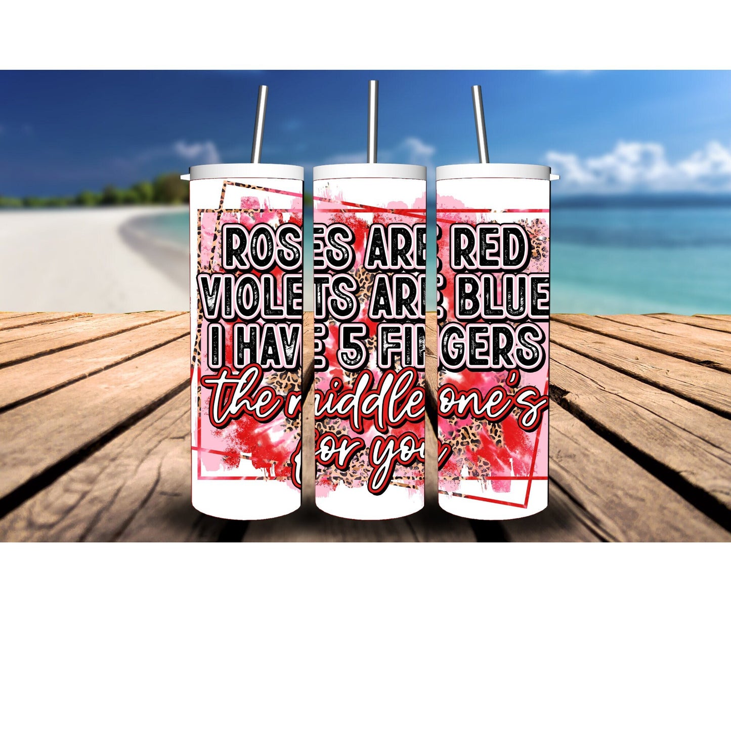 Funny Valentines Day 20oz Sublimation tumbler