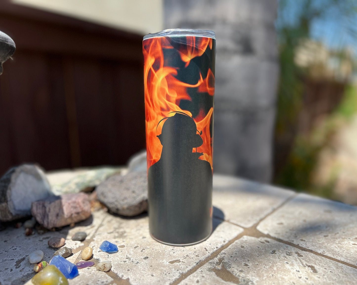 Fire Fighter Matte 20oz Tumbler