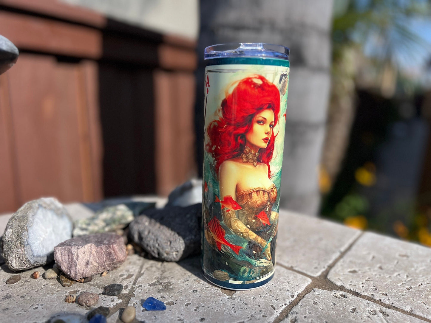 Dark Mermaid 20oz Tumbler With Straw