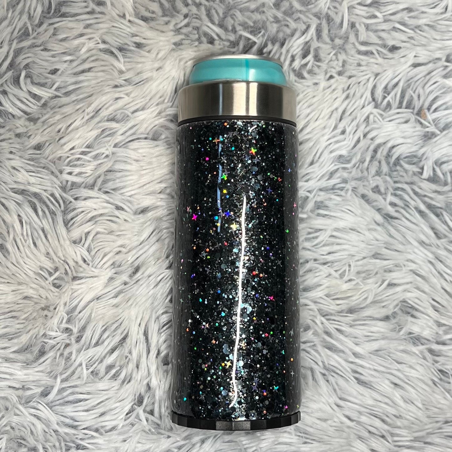 Moon Phase Epoxy Resin Skinny Can Cooler